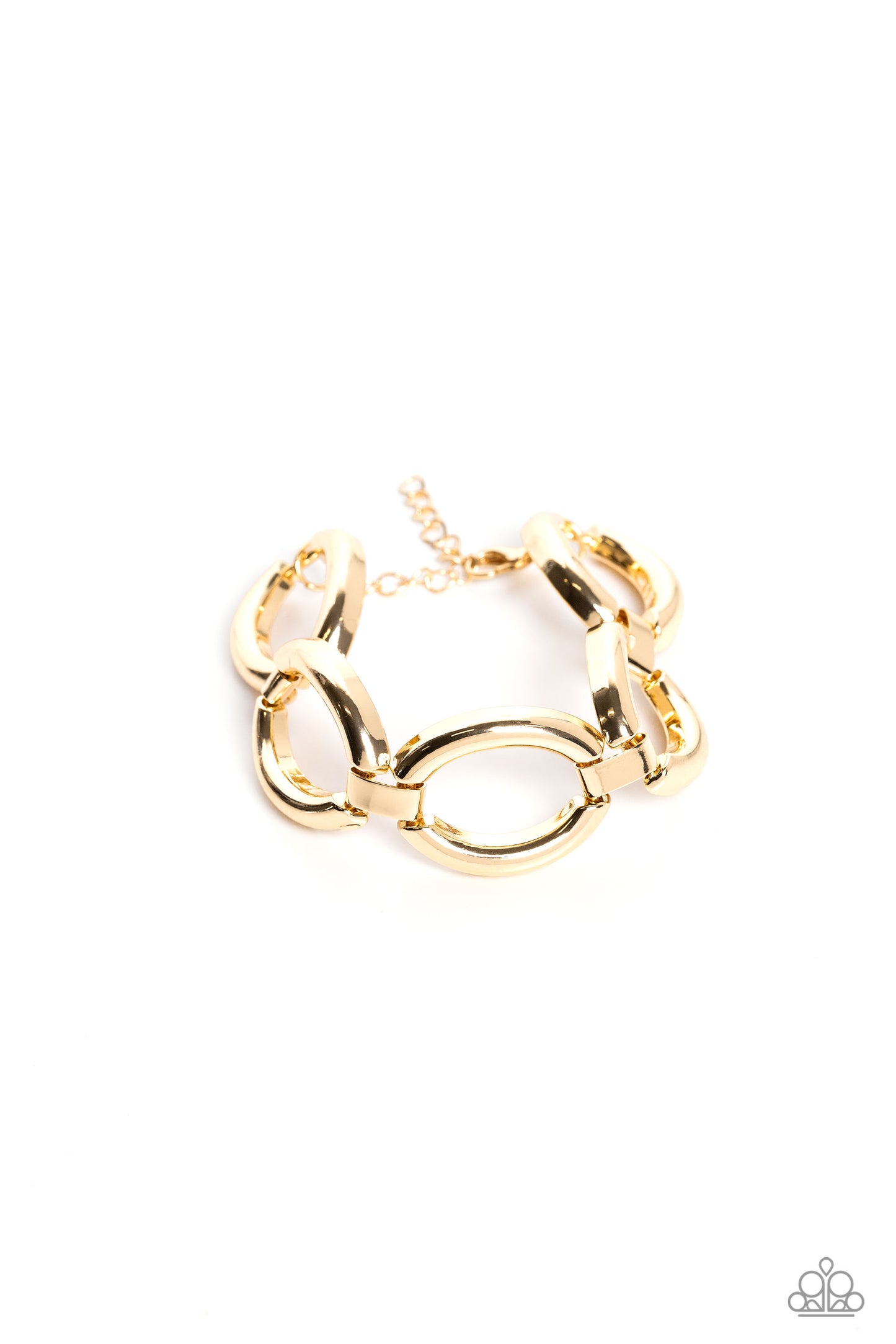 Paparazzi Accessories - Constructed Chic - Gold Bracelet