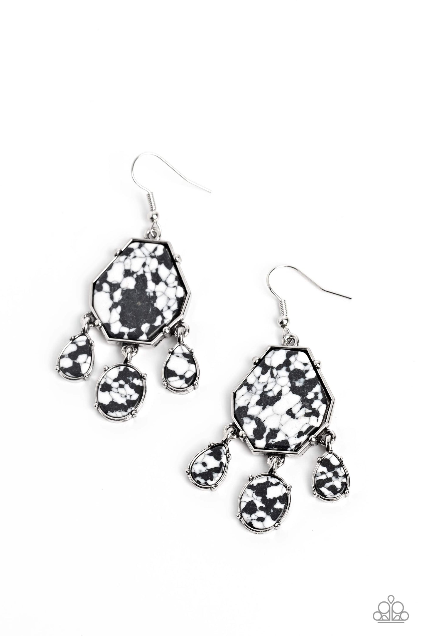 Paparazzi Accessories - Organic Optimism - Black Earrings