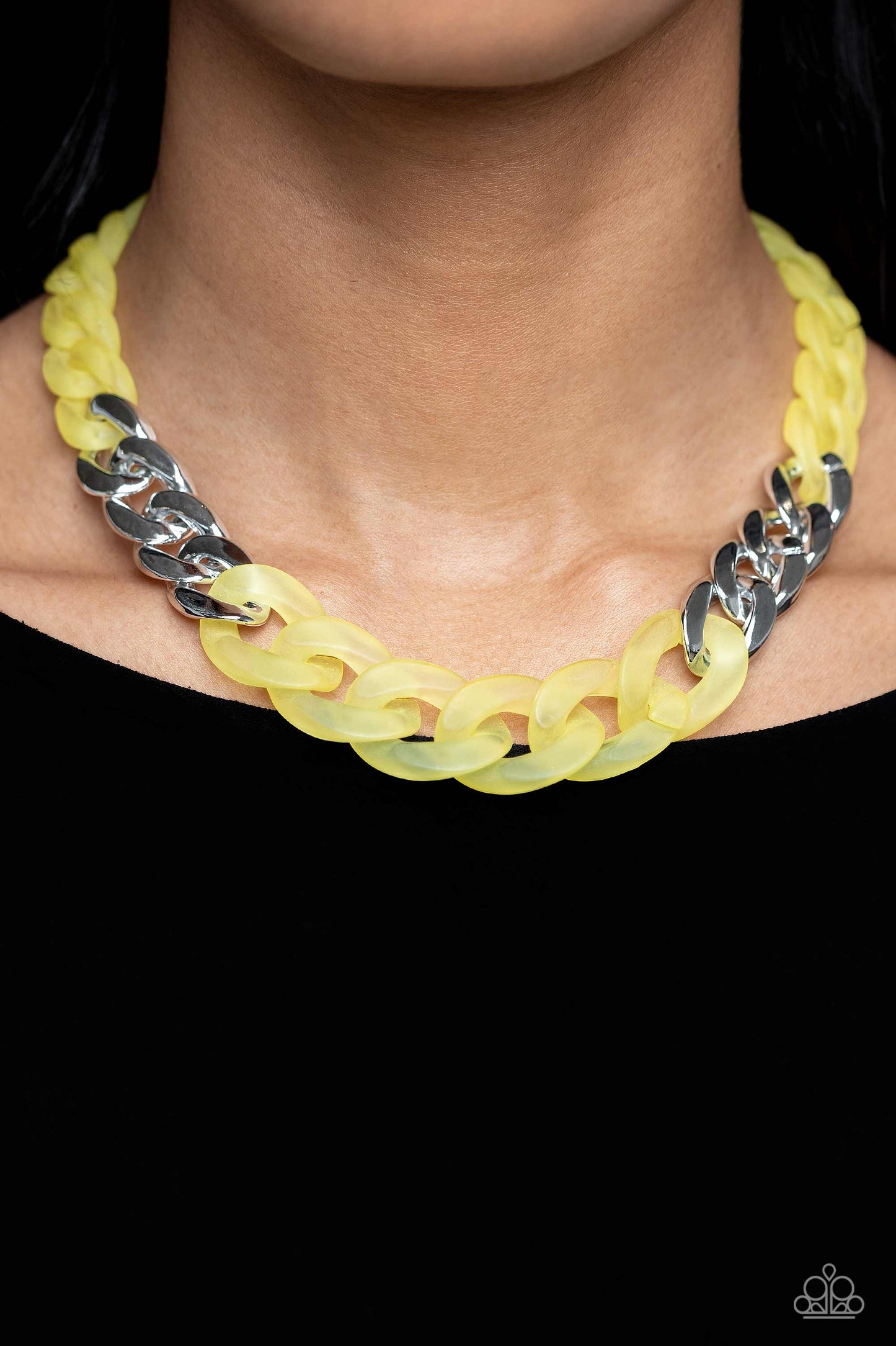 Paparazzi Accessories - Curb Your Enthusiasm - Yellow Necklace