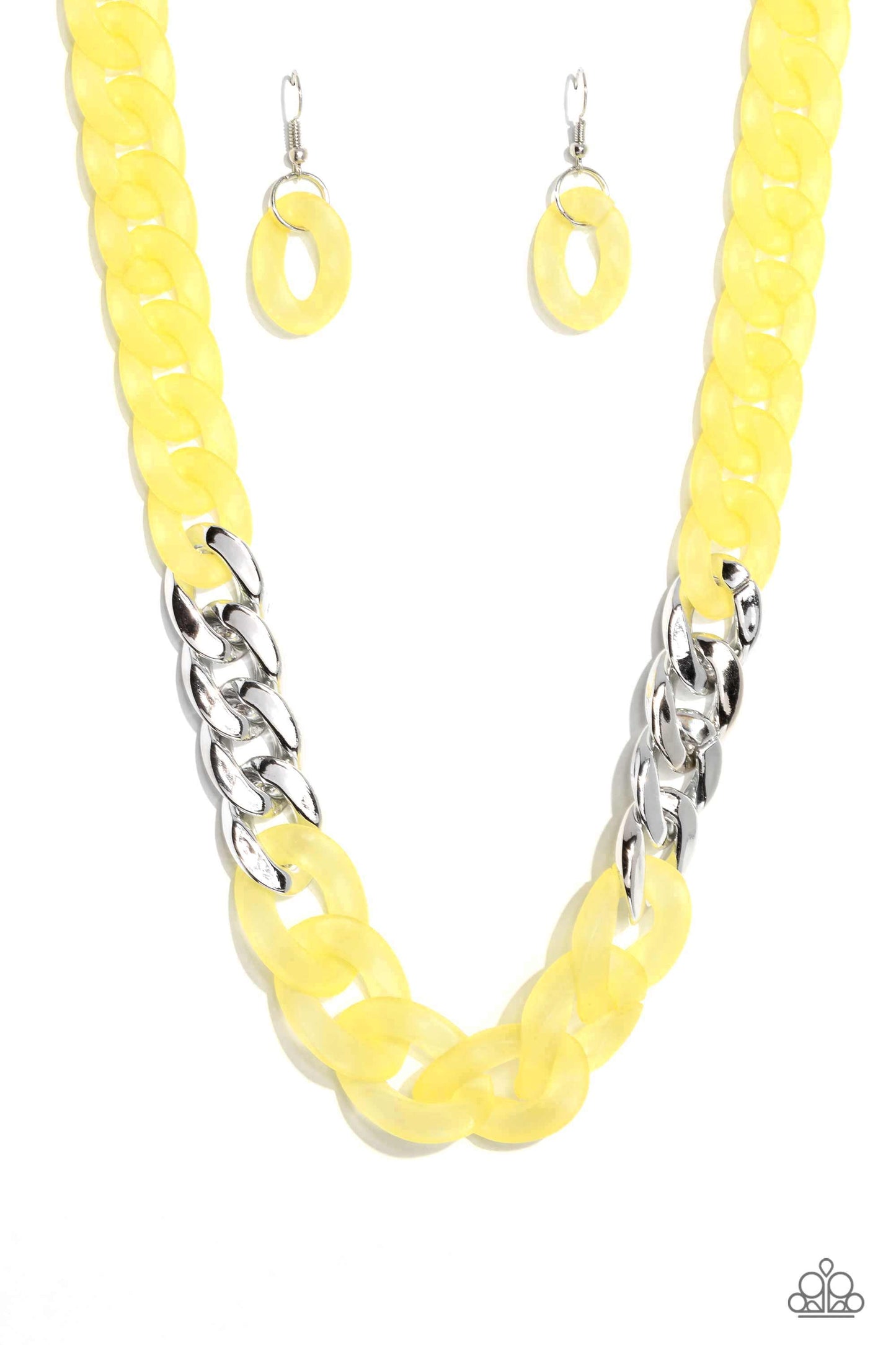 Paparazzi Accessories - Curb Your Enthusiasm - Yellow Necklace