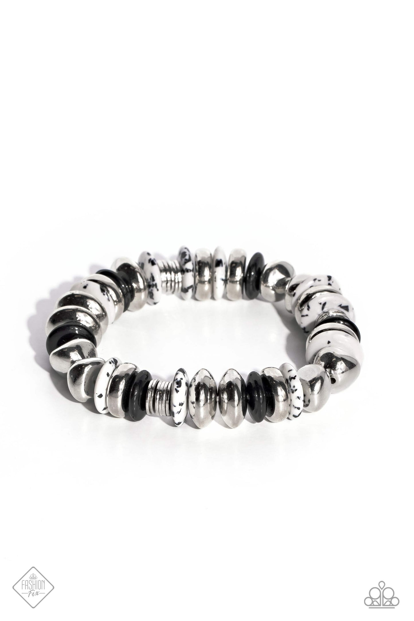 Paparazzi Accessories - Harmoniously High-End - Black Bracelet