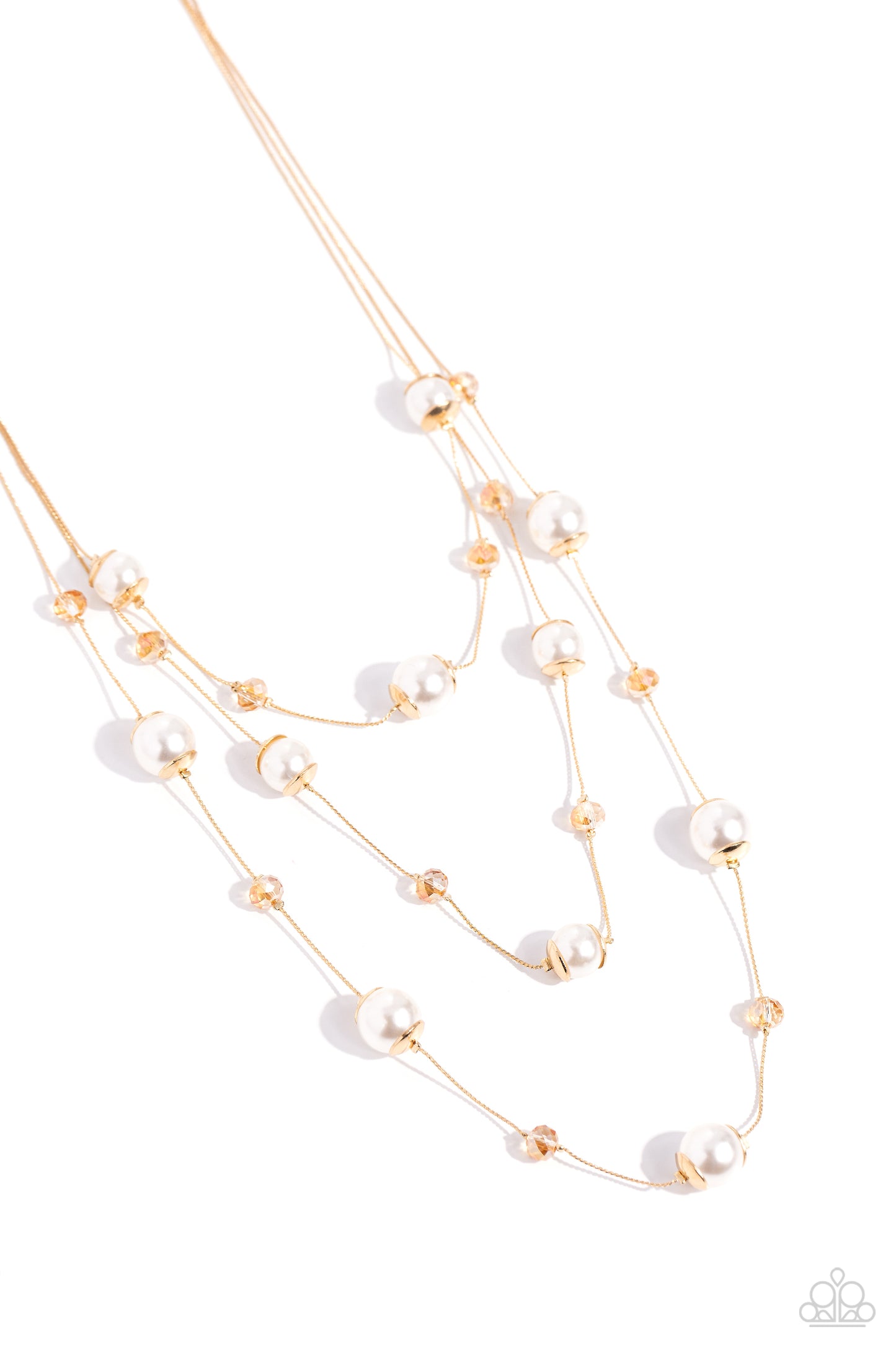 Paparazzi Accessories - Glistening Gamut - Gold Necklace