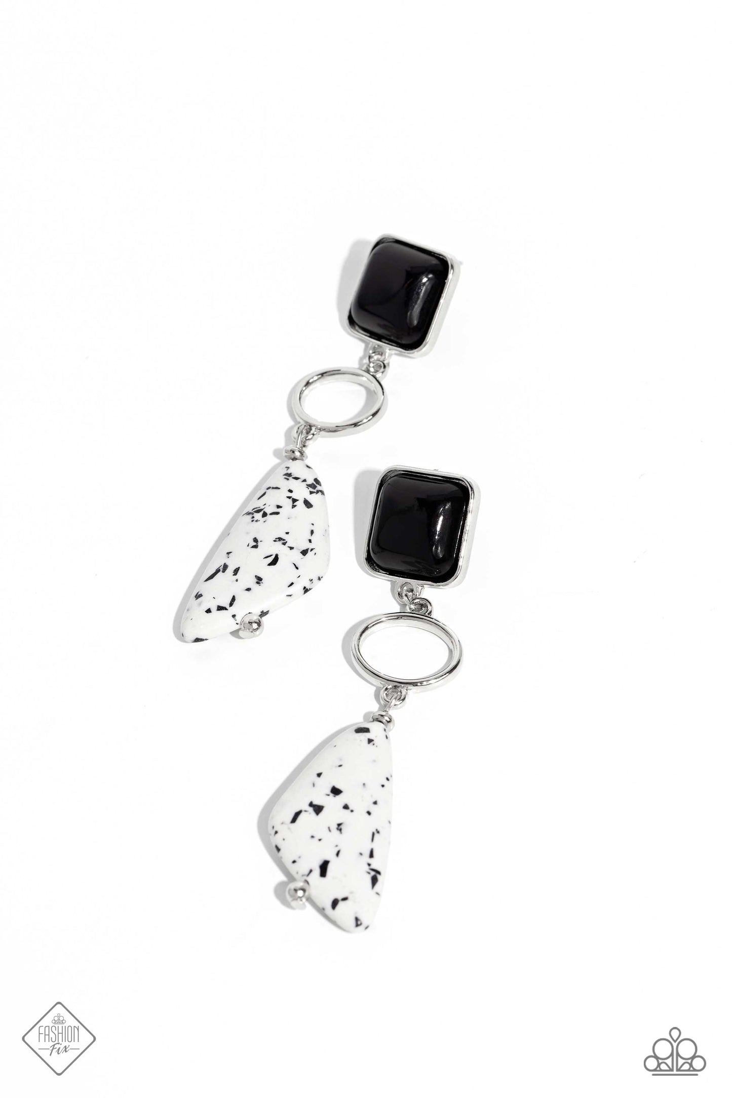 Paparazzi Accessories - High-End Hallmark - Black Earrings