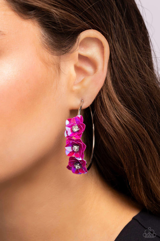 Paparazzi Accessories - Ethereal Embellishment - Pink Earrings